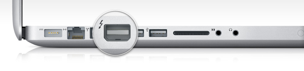Thunderbolt現(xiàn)配備于全新 MacBook Air、MacBook Pro、iMac 和 Mac mini 之上