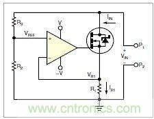 圖1：MOSFET的電阻變化，功能上像是一只可變電阻