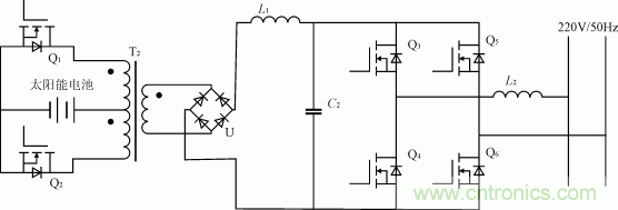 圖2 主電路拓撲圖
