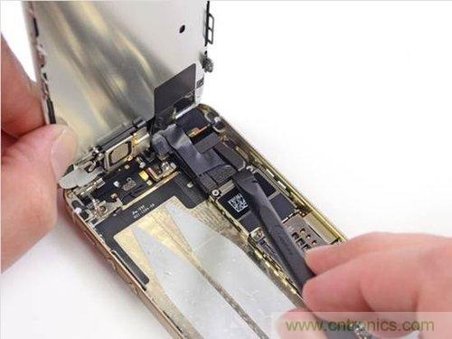 土豪金iPhone 5S拆解：內(nèi)部結(jié)構(gòu)升級，維修難度增加