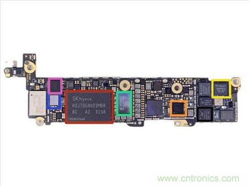 土豪金iPhone 5S拆解：內(nèi)部結(jié)構(gòu)升級，維修難度增加