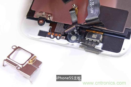 土豪金iPhone 5S拆解：內(nèi)部結(jié)構(gòu)升級，維修難度增加