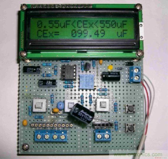DIY集電容、電感和頻率為一體的測(cè)量?jī)x器