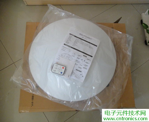 高端大氣上檔次！智能遙控調(diào)光LED吸頂燈拆解