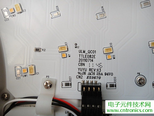 高端大氣上檔次！智能遙控調(diào)光LED吸頂燈拆解