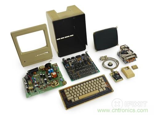 拆！古董級(jí)Macintosh 128K電腦