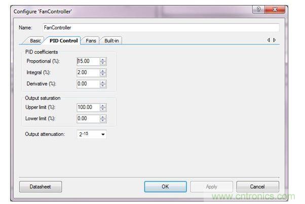 用于PSoC 3、PSoC 4與PSoC 5設(shè)計(jì)的PSoC Creator風(fēng)扇控制器設(shè)計(jì)向?qū)? width=