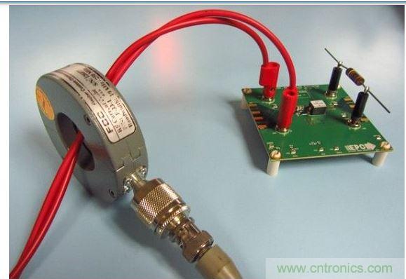 用Fischer F-33-1電流探頭進(jìn)行高頻電流的測(cè)試。