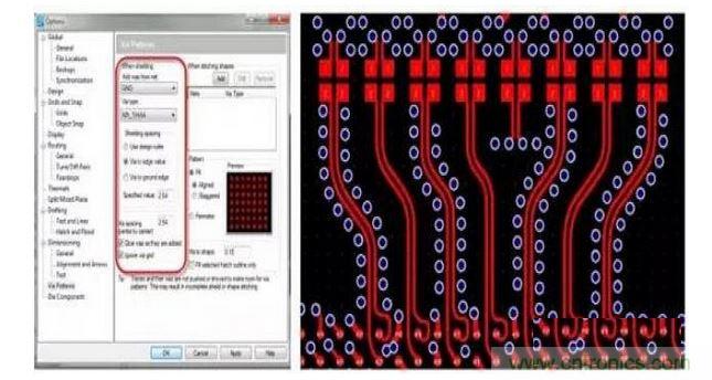 PCB 設(shè)計(jì)工具如果能夠控制共面波導(dǎo)和波導(dǎo)過孔的創(chuàng)建，將有助于顯著減少設(shè)計(jì)錯(cuò)誤和縮短設(shè)計(jì)時(shí)間。