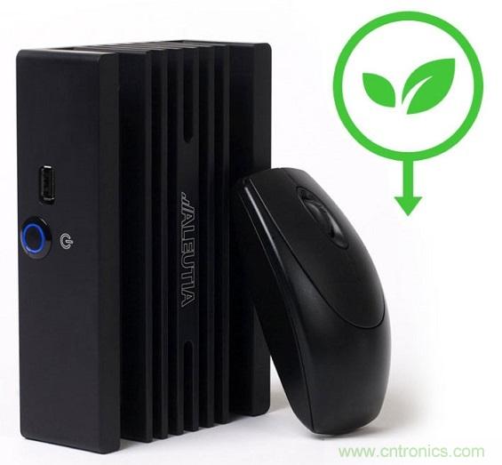 圖10：Aluetia新開發(fā)的超低耗電無風(fēng)扇小巧PC。