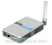 圖1：Linksys WPS54G打印服務(wù)器。