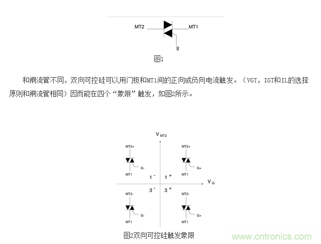 技術(shù)解析:雙向可控硅的導(dǎo)通階段設(shè)計(jì)