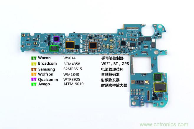 Galaxy Note5拆解，與S系列差距日漸模糊