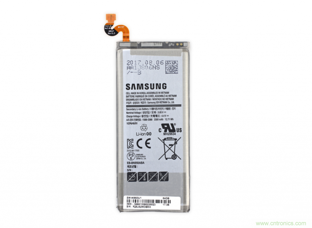 三星Note 8拆解，模塊化+分離式設(shè)計(jì)成趨勢(shì)？