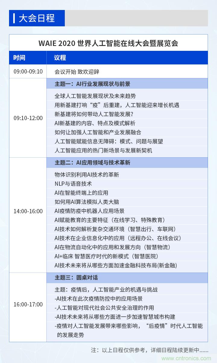 燃AI引擎，WAIE 2020世界人工智能大會(huì)震撼來(lái)襲！