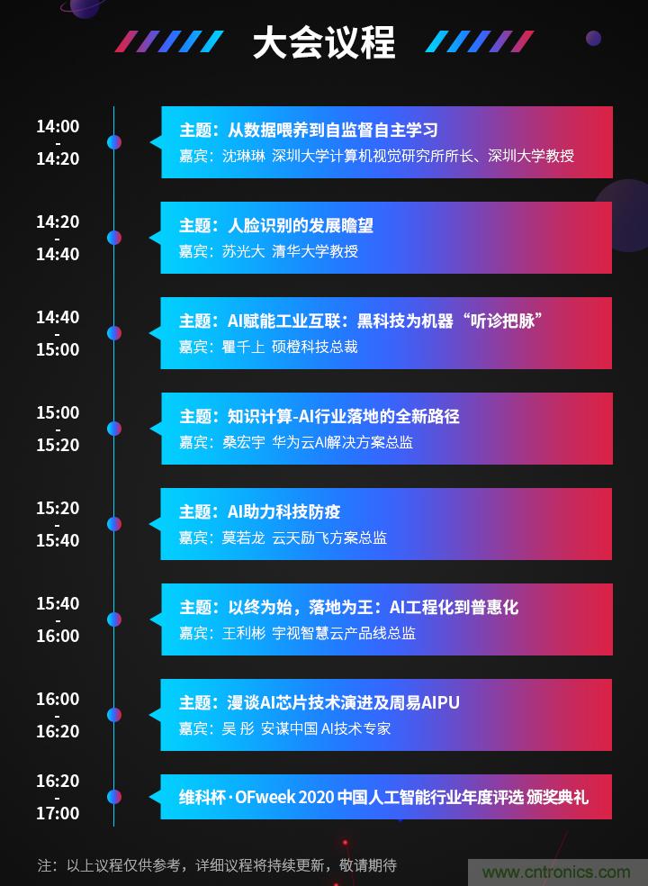 深圳喊你來參加“OFweek 2020（第五屆）人工智能技術(shù)創(chuàng)新論壇”啦！