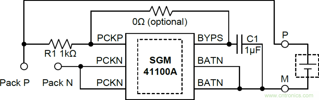 小封裝、微功耗小微電池保護(hù)器SGM41100A