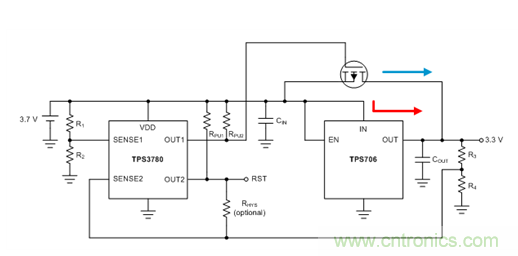 通過(guò)LDO、電壓監(jiān)控器和FET延長(zhǎng)電池壽命