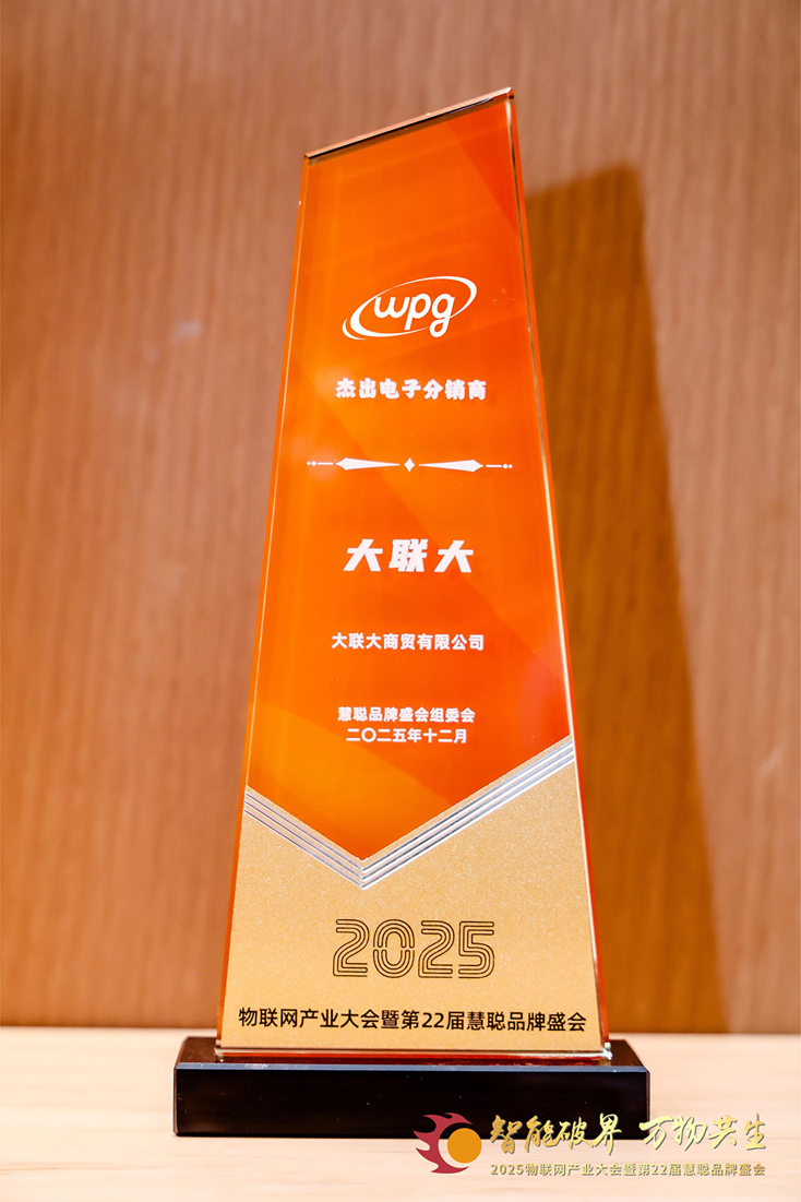 二十載深耕，今朝加冕：大聯(lián)大獲物聯(lián)網(wǎng)大會(huì)公認(rèn)“杰出電子分銷商”殊榮