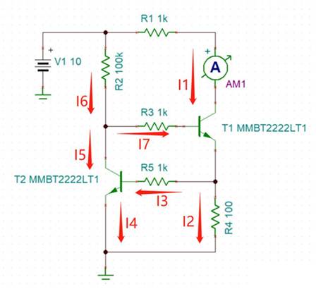 2個NPN三極管組成的恒流電路，如何工作？