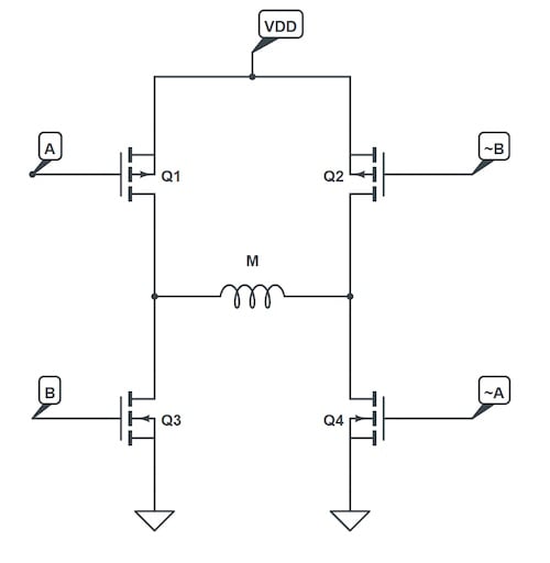 使用互補(bǔ)PWM、擊穿和死區(qū)時(shí)間的 H 橋直流電機(jī)控制