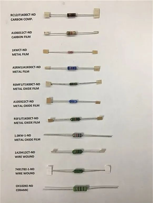 對照一下，你了解幾種電阻？
