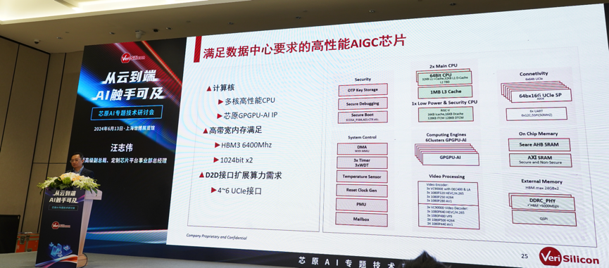 芯原汪志偉：芯原IP、平臺、軟件整套解決方案，助力AIGC算力進(jìn)一步升級