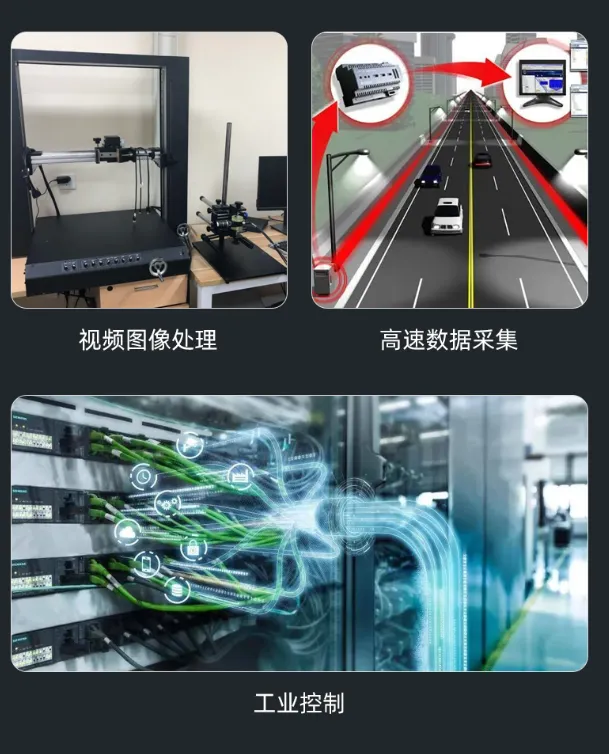 基于賽靈思、紫光芯片開發(fā)的FPGA高速通信開發(fā)板，適用于圖像處理、工業(yè)控制場景